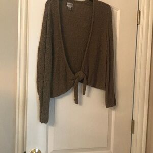 Tied cardigan